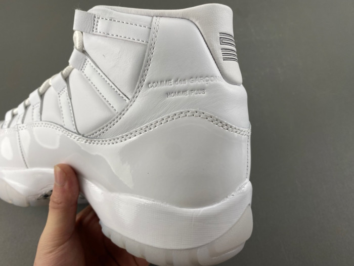 CDG Homme Plus x Air Jordan 11 "WHITE"- IV7639-100