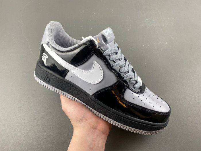 Nike Air Force 1 Low Syna Central Cee Black White Smoke Grey IO9974-010